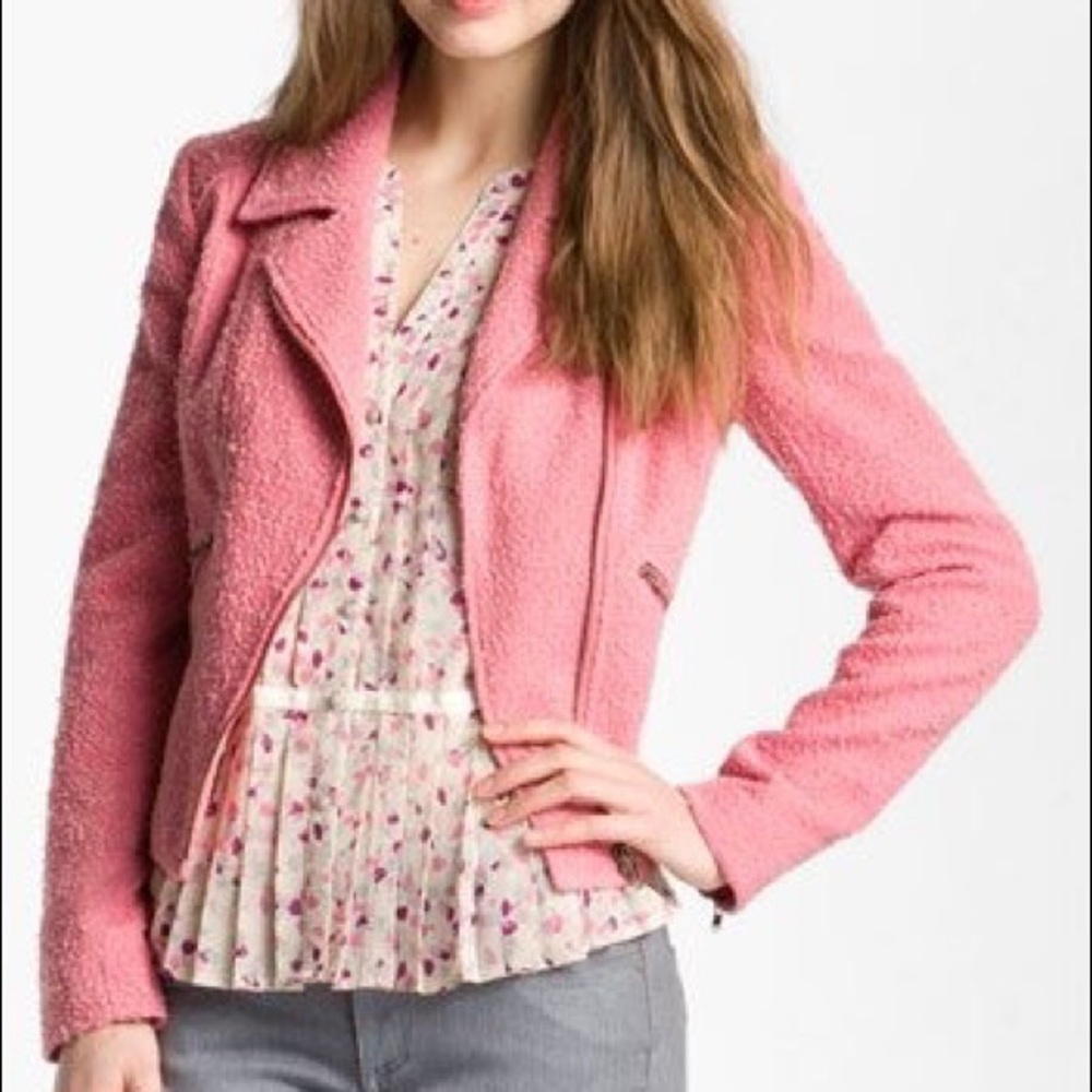Bouclé Moto Jacket